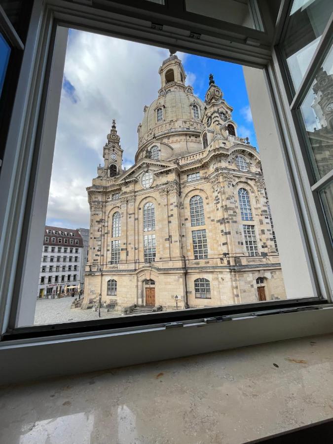 דרזדן Gemuetliches Apartment Mit Blick Zur Frauenkirche מראה חיצוני תמונה