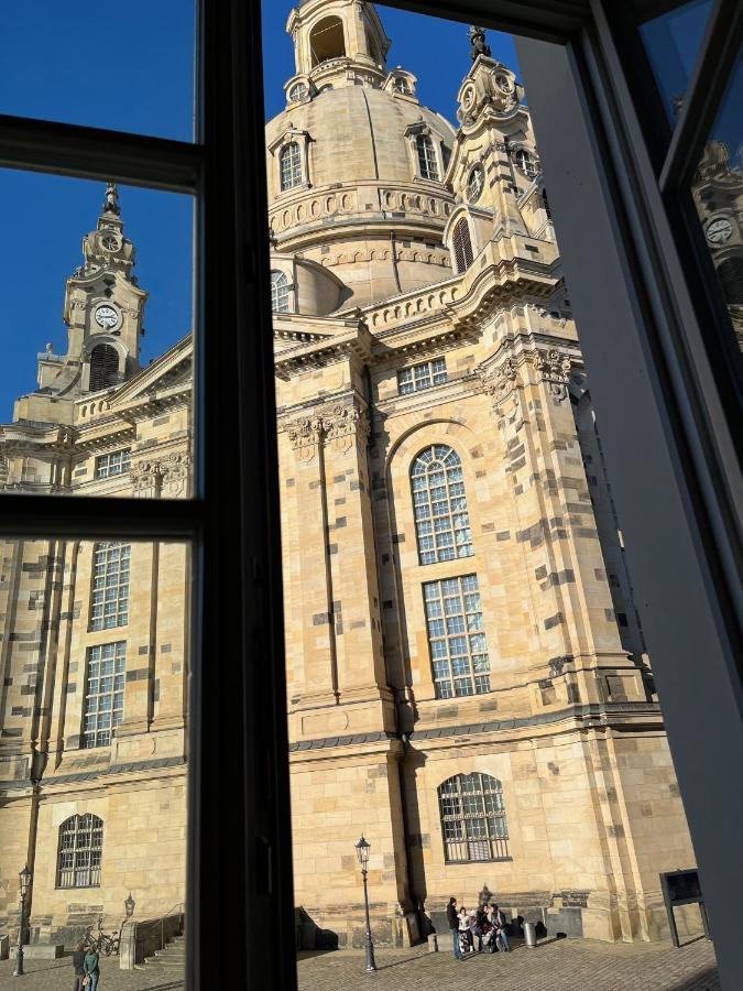 דרזדן Gemuetliches Apartment Mit Blick Zur Frauenkirche מראה חיצוני תמונה
