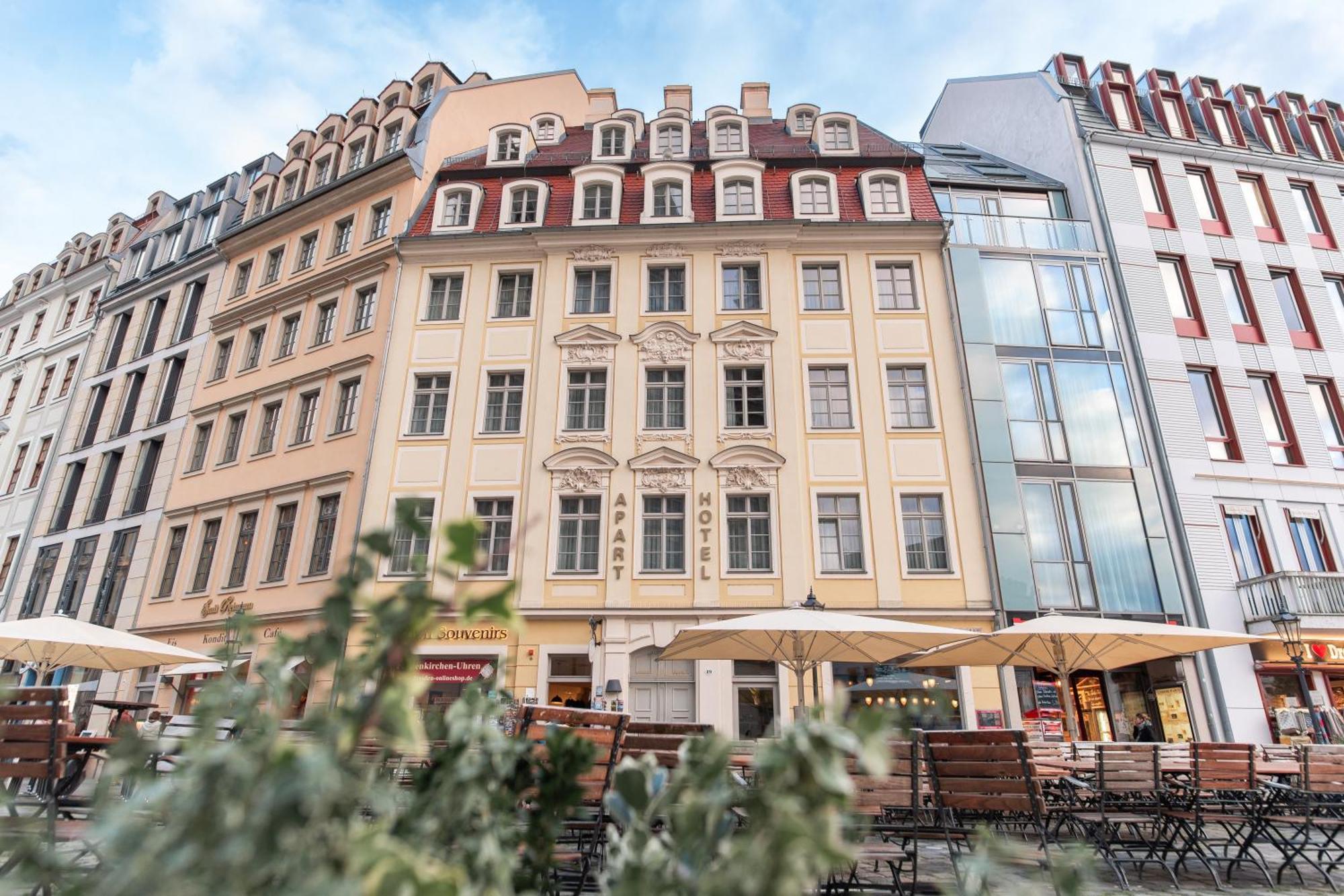 דרזדן Gemuetliches Apartment Mit Blick Zur Frauenkirche מראה חיצוני תמונה